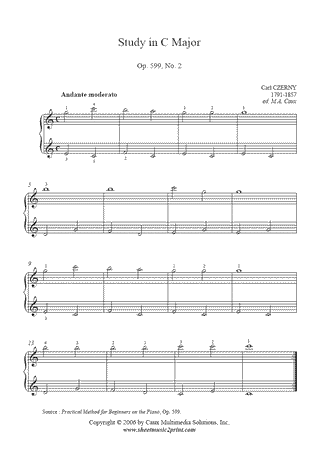 Study in C Major, Op. 599, No. 2