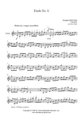 Study No. 6 in C Major