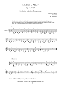 Dancla : Study Op. 84, No. 19