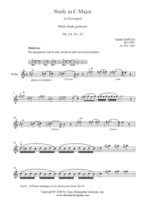 Dancla : Study Op. 84, No. 30 - Nightingale