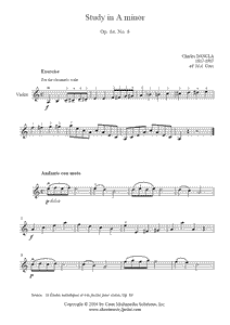 Dancla : Study Op. 84, No. 8
