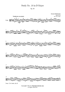 Hofmann : Study Op. 86, No. 10