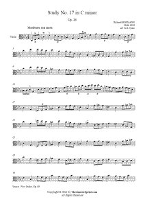 Hofmann : Study Op. 86, No. 17