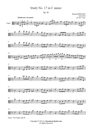 Study in C minor, Op. 86, No. 17