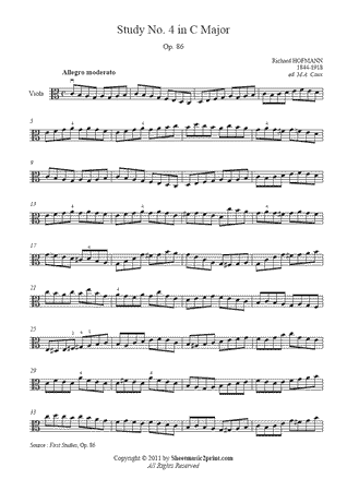 Study in C Major, Op. 86, No. 4