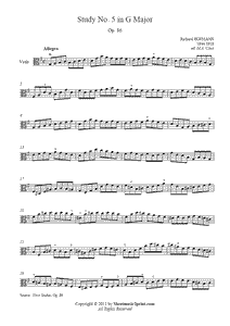 Hofmann : Study Op. 86, No. 5