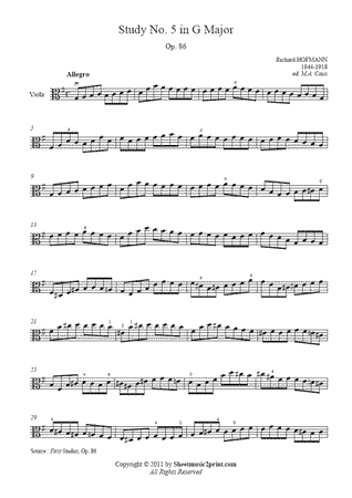 Study in G Major, Op. 86, No. 5