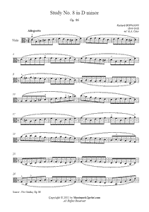 Hofmann : Study Op. 86, No. 8