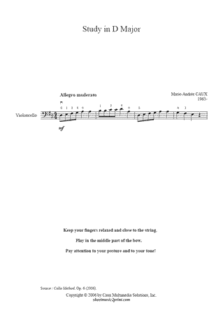 Study in D Major