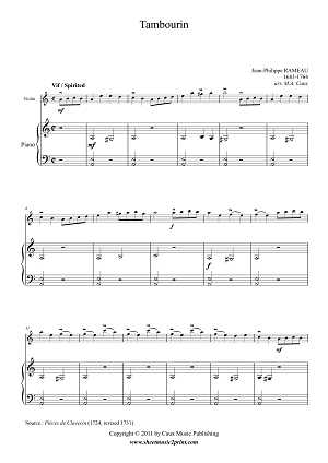 Tambourin in A minor