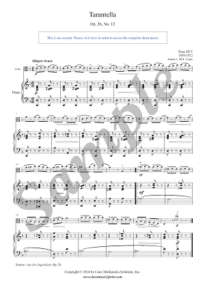 Tarantella Op. 26, No. 12