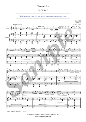 Tarantella Op. 26, No. 12