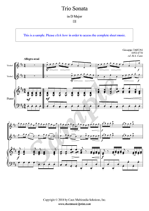 Trio Sonata in D Major (3/3)