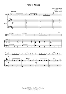 Duncombe : Trumpet Minuet - Viola