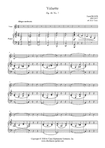 Bloch : Valsette Op. 48, No. 7