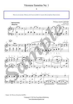 Mozart : Viennese Sonatina No. 1 (2/4)