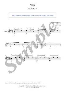 Carulli : Waltz Op. 241, No. 11