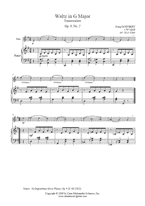 Schubert : Waltz D 365, No. 2 - Flute