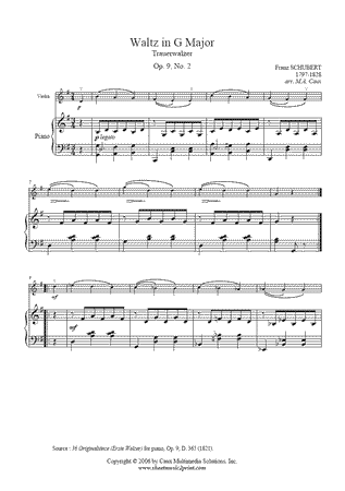 Waltz D 365, Op. 9, No. 2 (Trauerwalzer)
