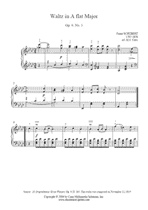 Schubert : Waltz D 365, No. 5