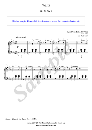 Waltz, Op. 39, No. 9