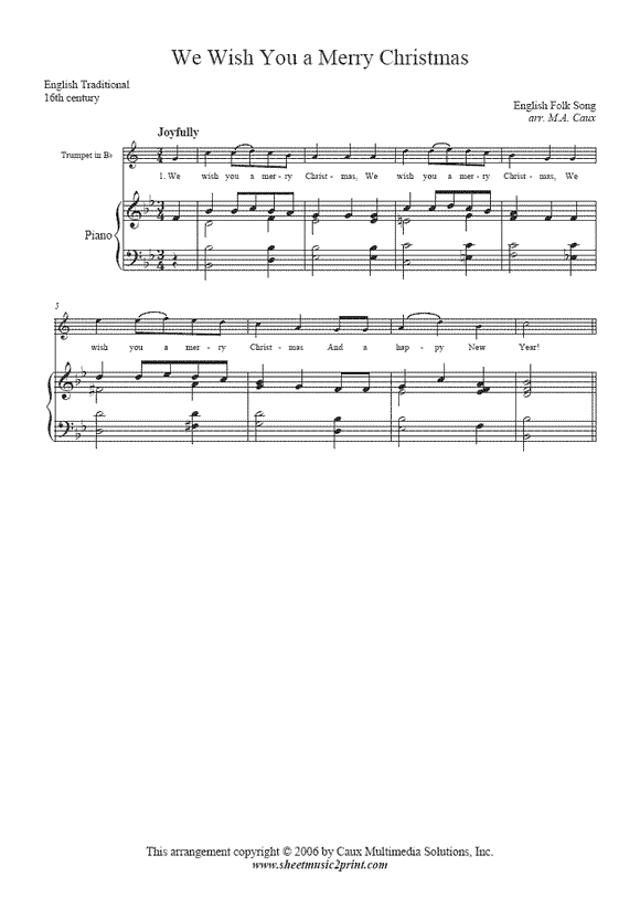 We Wish You A Merry Christmas