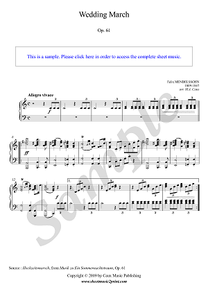 Wedding March, Op. 61