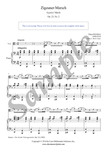 Rieding : Zigeuner-Marsch, Op. 23, No. 2 - Viola