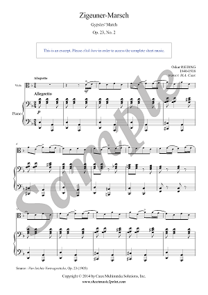 Zigeuner-Marsch, Op. 23, No. 2