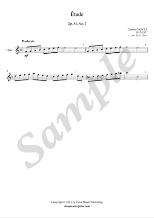 Study op. 84, no. 2 - Flute