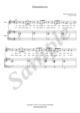 Greensleeves - F minor