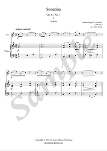 Vanhal Sonatina op. 41, no. 1 - Flute